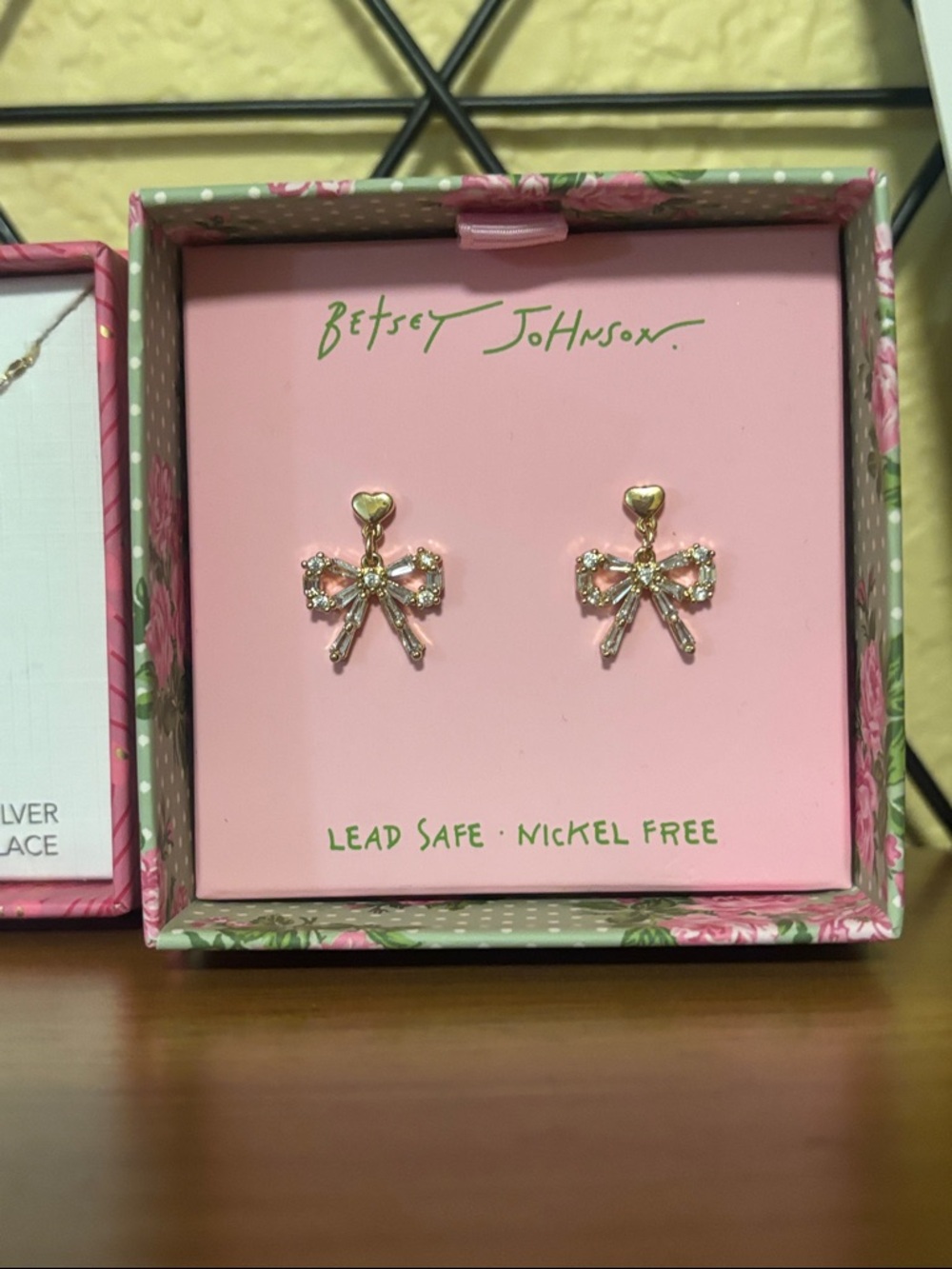 Betsey Johnson Bow Earrings